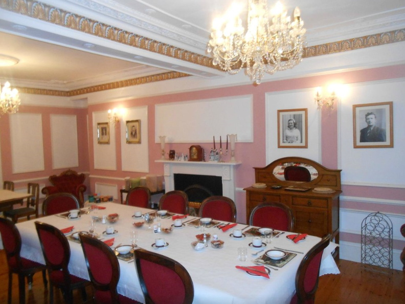 The dining room, where breakfast is served.
